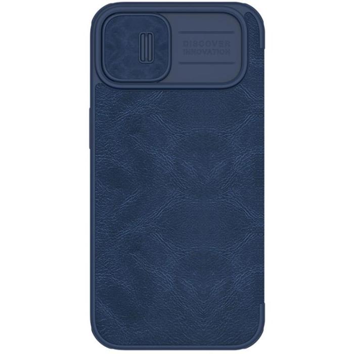 Nillkin - Nillkin iPhone 14 Plus Plånboksfodral QinPro Läder - Blå