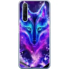 Gustaf - Mobilskal till Realme X50 5G med Neon Varg