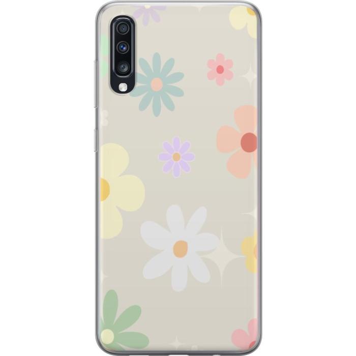 iSecrets - Mobilskal till Samsung Galaxy A70 med fejdande blommor