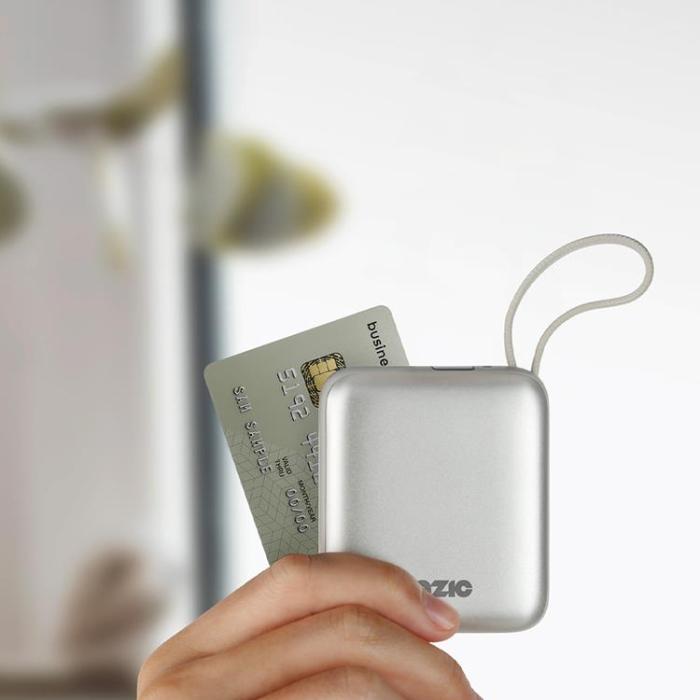 ENERGEA - Bazic Fusion 3in1 PowerBank 10000mAh USB-C/Lightning - Grå