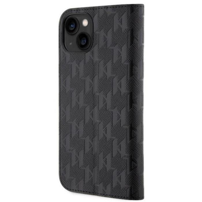 KARL LAGERFELD - Karl Lagerfeld iPhone 14 Plånboksfodral Monogram - Svart