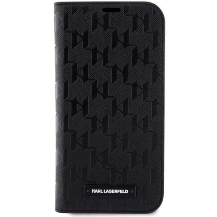 KARL LAGERFELD - Karl Lagerfeld iPhone 14 Plånboksfodral Monogram - Svart