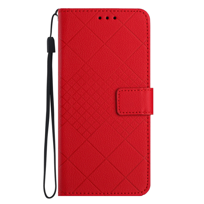 A-One Brand - OnePlus Nord 5 Plånboksfodral Litchi Imprint - Röd