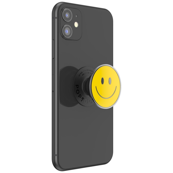 PopSockets - PopSockets PopTop Combo Enamel Be Happy Mobilgrip och stativ