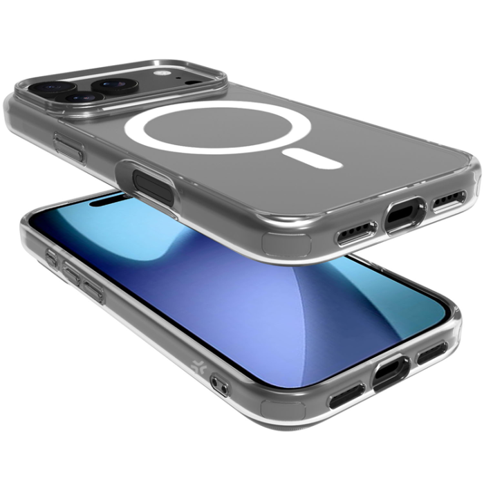 Celly - Celly iPhone 17 Pro Mobilskal MagSafe Gelskinmag - Transparent