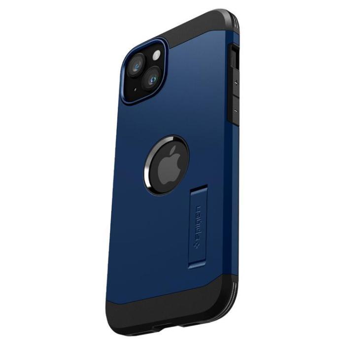 Spigen - Spigen iPhone 15 Plus Mobilskal Magsafe Tough Armor - Blå