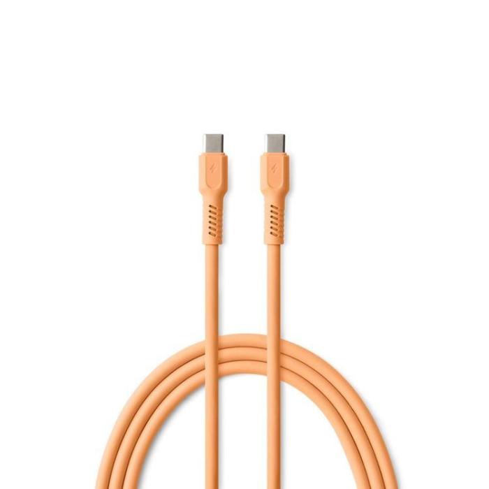 Colorum - Colorum USB-C till USB-C Kabel 1.8m 3A - Peach
