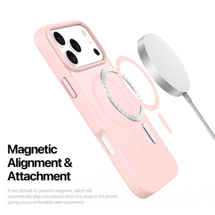 Dux Ducis - Dux Ducis iPhone 17 Pro Max Mobilskal MagSafe Yind - Ljusrosa