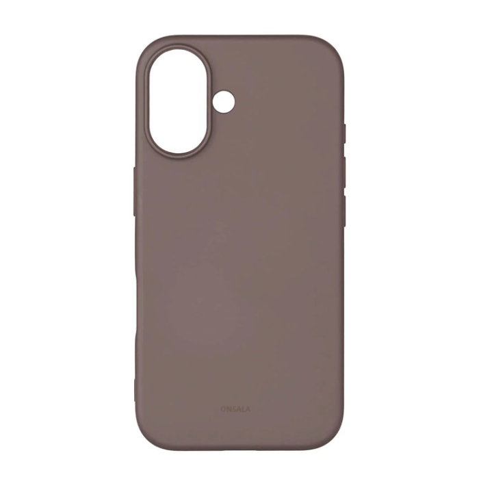 Onsala - Onsala iPhone 16 Mobilskal Silikon - Choklad