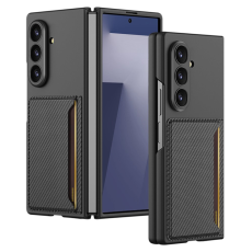 GKK - GKK Galaxy Z Fold 7 5G Mobilskal Slim Korthållare - Carbon