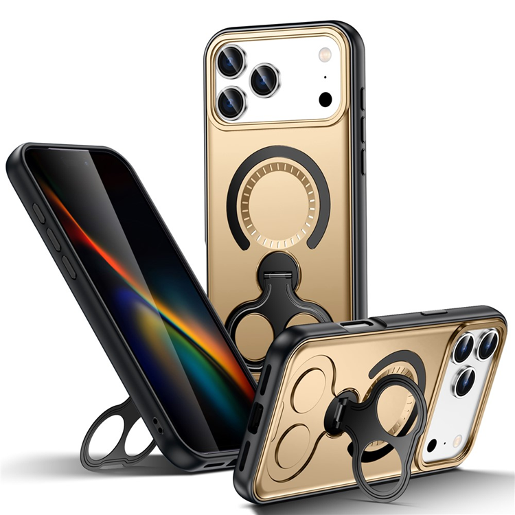 Mobilskal till iPhone 17 Pro MagSafe Dual Hole Kickstand - Guld | 2353 | AlltMobil