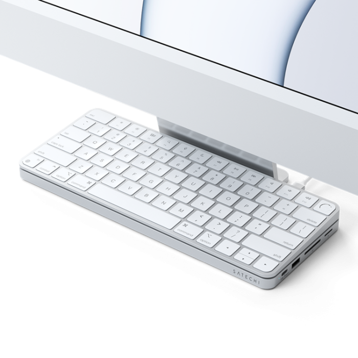 Satechi - Satechi USB-C Slim Dock för iMac 24-tum (2021) - Silver