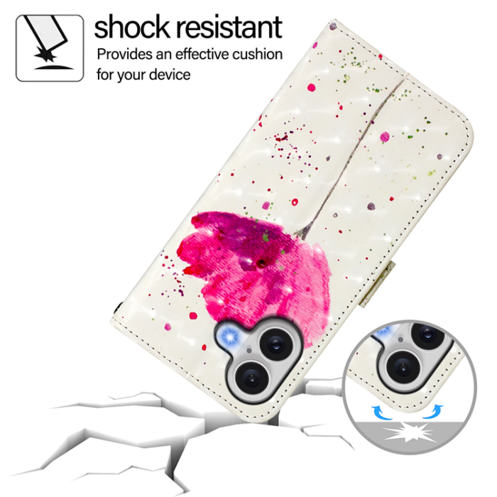 A-One Brand - iPhone 17 Plånboksfodral Printing Pattern Med Strap