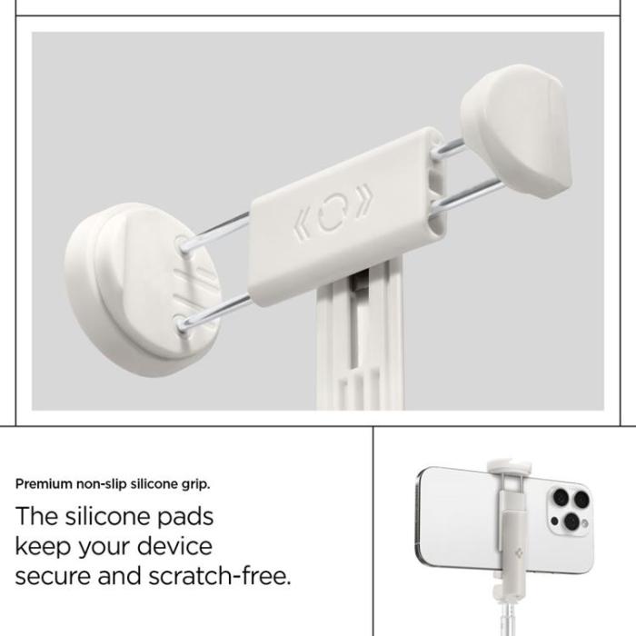 Spigen - Spigen Selfiestick Tripod Bluetooth S541W - Vit