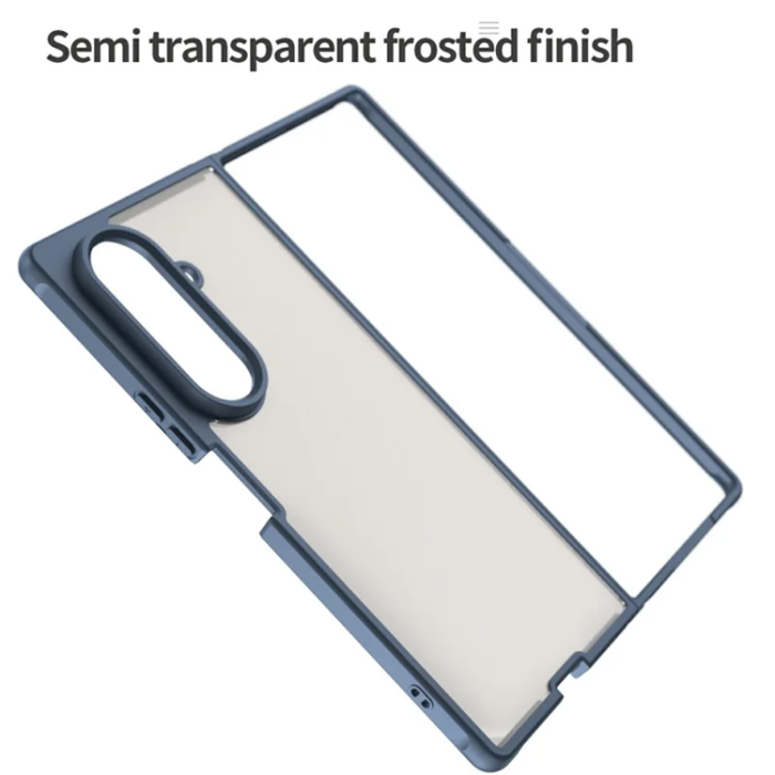 A-One Brand - Galaxy Z Fold 7 5G Mobilskal Frosted Translucent - Blå