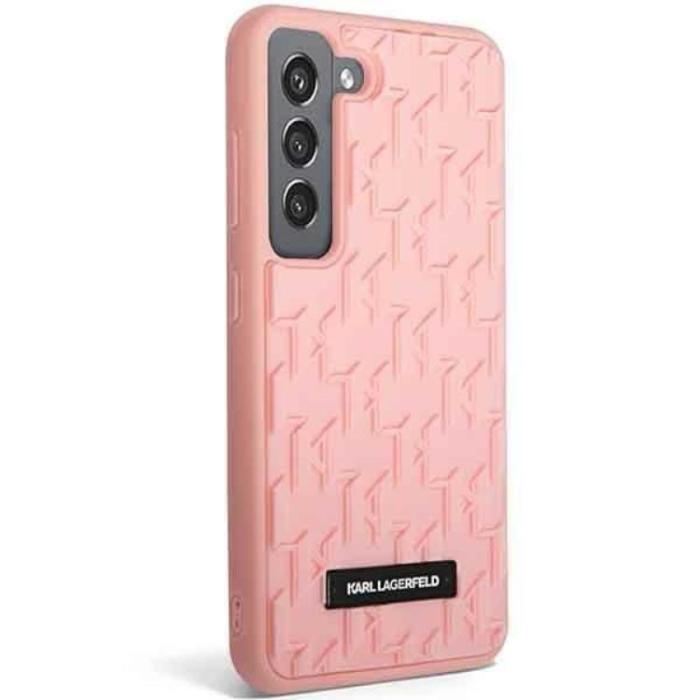 UTGATT1 - Karl Lagerfeld Galaxy S23 Plus Skal 3D Monogram - Rosa