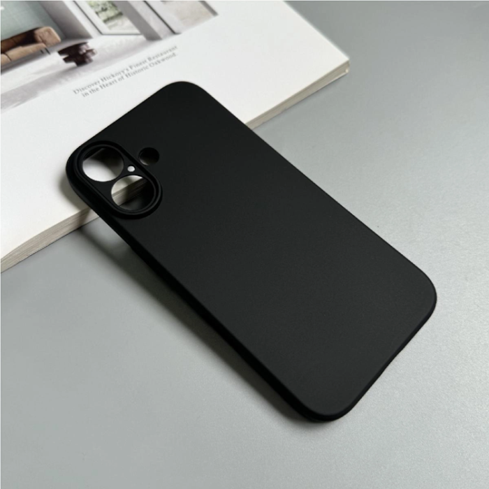 OEM - iPhone 16 Plus Mobilskal Soft - Svart