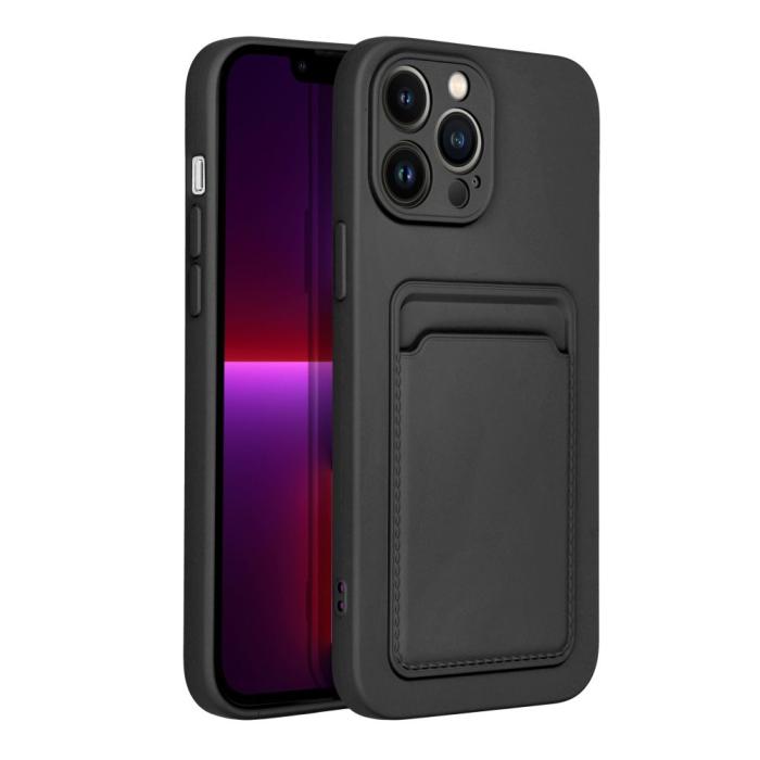 Forcell - iPhone 13 Pro Max Skal Forcell Korthållare - Svart