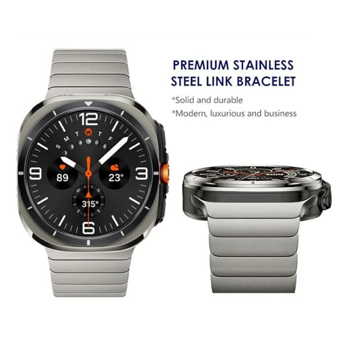 Ringke - Galaxy Watch Ultra (47mm) Armband Stainless Steel - Titanium