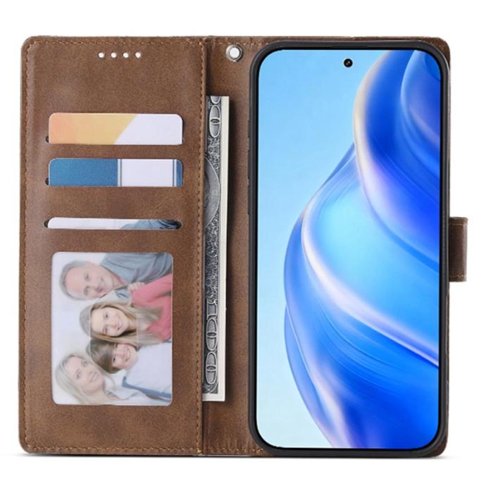 OEM - Samsung Galaxy S26 Fodral Ställ PU Läder Flip - Brun