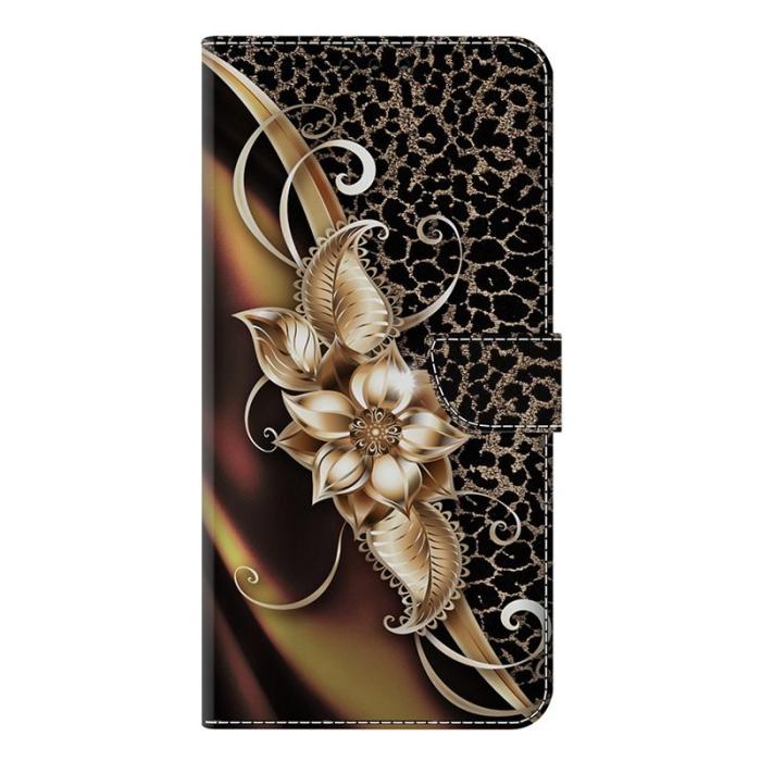 OEM - Samsung Galaxy S26 Plånboksfodral Konstläder Med Ställ - Metallblomma