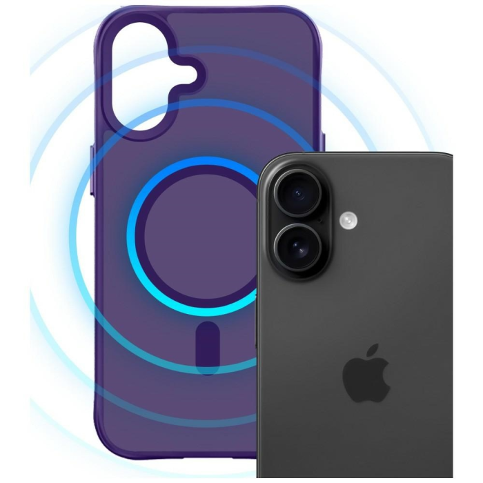 3MK - 3MK Mobilskal För iPhone 17 Magsafe Smoke - Lila