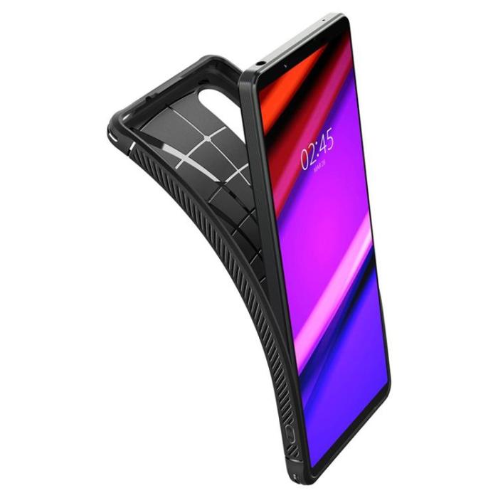 UTGATT - Spigen Sony Xperia 10 V Mobilskal Rugged Armor - Matte Svart