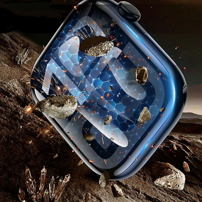 Tech-Protect - [3-Pack] Tech-Protect Apple Watch 1/2/3/4/5/6/SE (44mm) Hybridglas Easy Set Flex