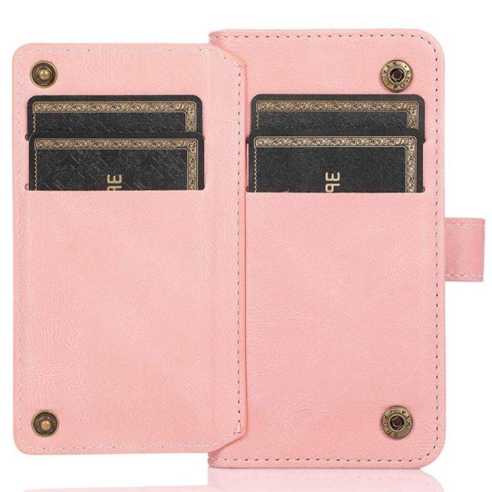 OEM - iPhone 14 Plus Plånboksfodral Flip - Rosa