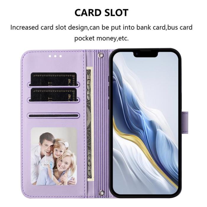 A-One Brand - Sony Xperia 10 VII Plånboksfodral Med Handledsrem - Ljuslila