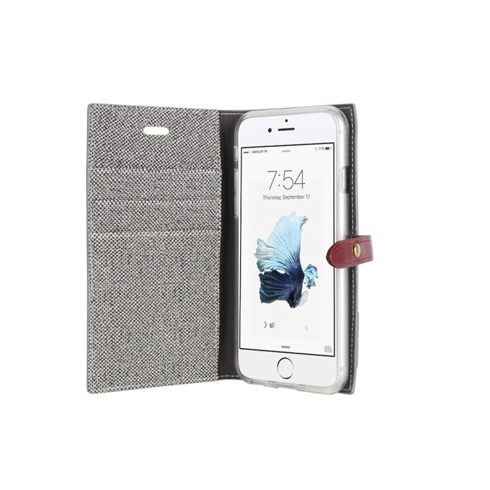 UTGATT5 - Mercury Milano Diary Fodral till Apple iPhone 6 (S) Plus - Orange
