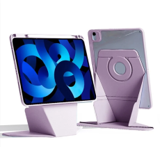 A-One Brand - iPad Air 11"(2025/2024) Fodral Rotate Magnetiskt Detachable - Lila