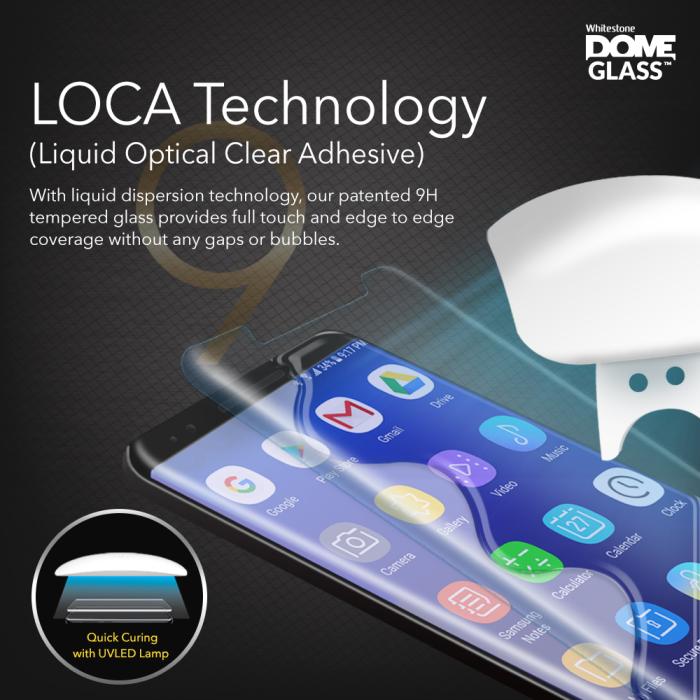 UTGATT4 - WhiteStone Dome Glass Skärmskydd till Samsung Galaxy S8 Plus