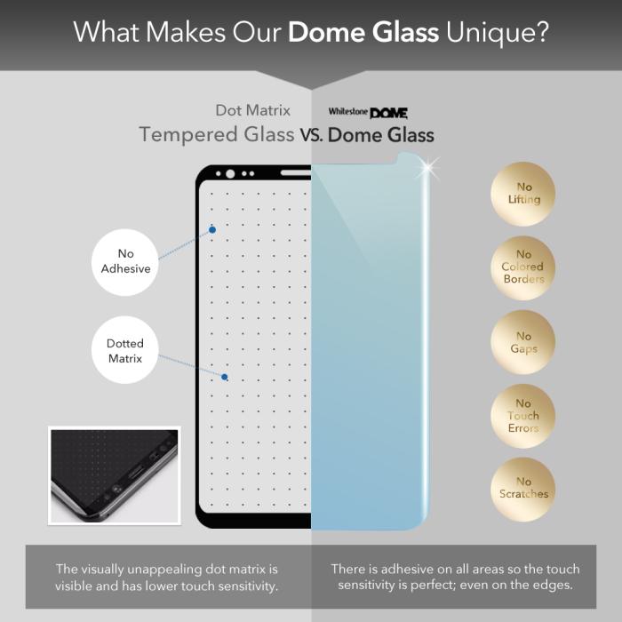 UTGATT5 - WhiteStone Dome Glass Skärmskydd till Samsung Galaxy Note 9
