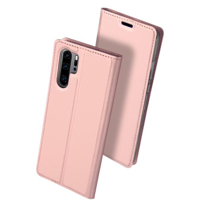 UTGATT5 - Dux Ducis Plånboksfodral till Huawei P30 Pro - Roséguld
