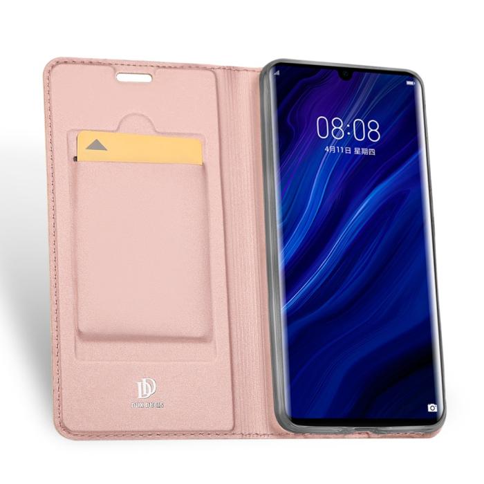 UTGATT5 - Dux Ducis Plånboksfodral till Huawei P30 Pro - Roséguld
