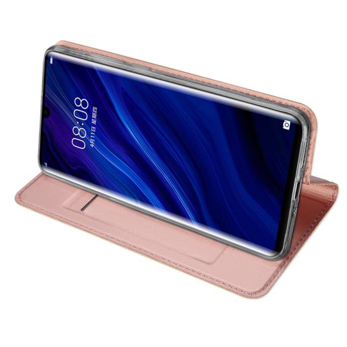 UTGATT5 - Dux Ducis Plånboksfodral till Huawei P30 Pro - Roséguld