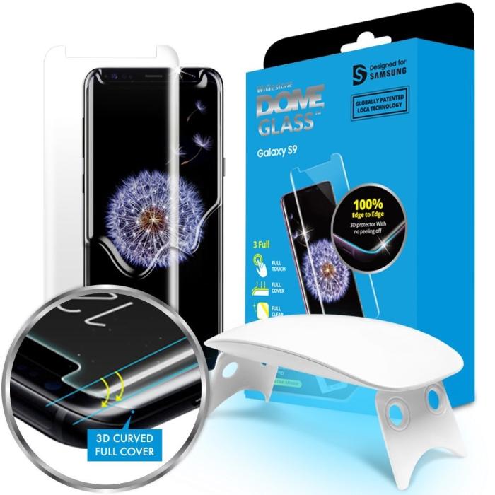 UTGATT4 - WhiteStone Dome Glass Skärmskydd till Samsung Galaxy S9