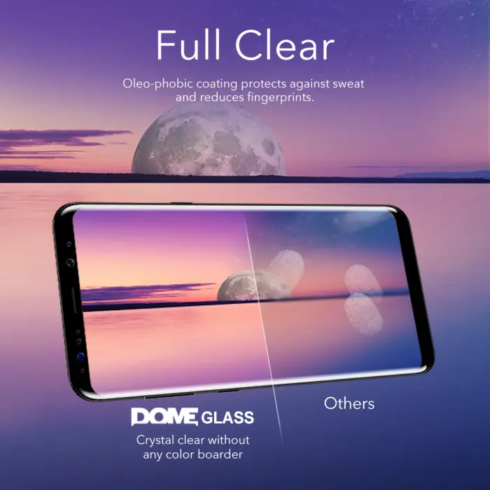 UTGATT4 - WhiteStone Dome Glass Skärmskydd till Samsung Galaxy S9 Plus