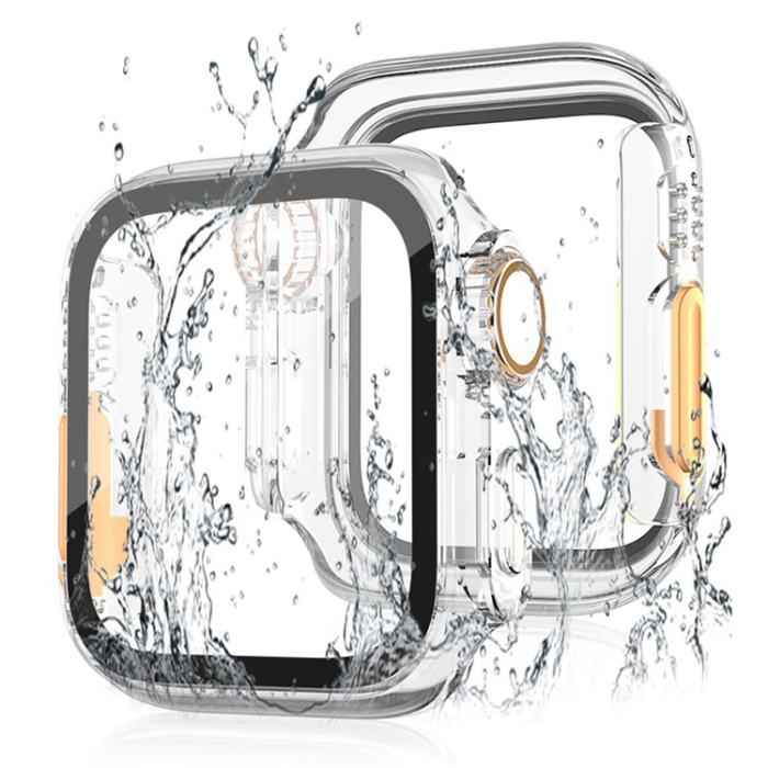 OEM - Apple Watch 7/8 (41mm) Förvandla Utseendet till Apple Watch Ultra - Clear