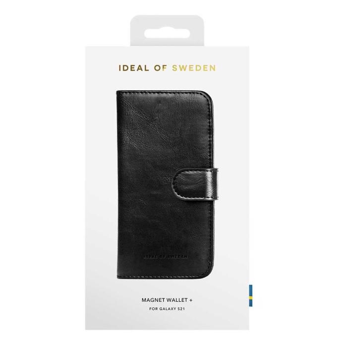iDeal of Sweden - iDeal Magnet Plus Plånboksfodral för Samsung Galaxy S21 - Svart