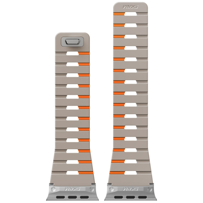 Skinarma - Skinarma Apple Watch 49/46/45/44 Armband Gemini - Grå