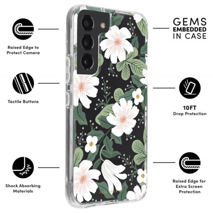 UTGATT5 - Case-Mate Rifle Paper Skal Galaxy S22 - Willow