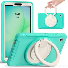 A-One Brand - Galaxy Tab A11 Skal Rotary Kickstand Handle - Mintgrön