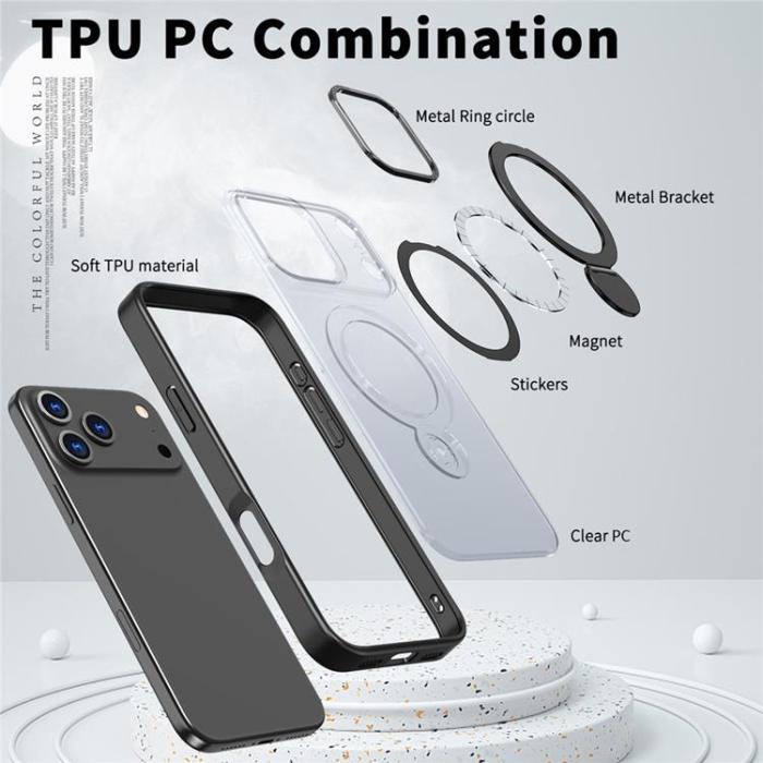A-One Brand - iPhone 17 Pro Mobilskal MagSafe Rotating Kickstand