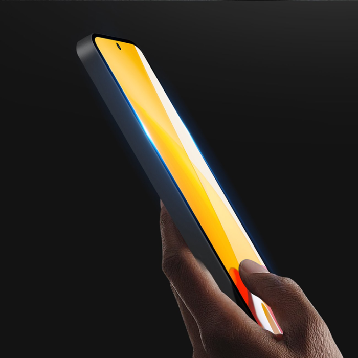 Dux Ducis - Dux Ducis Xiaomi 12 Lite Härdat Glas Skärmskydd 9H Frame 9D - Svart