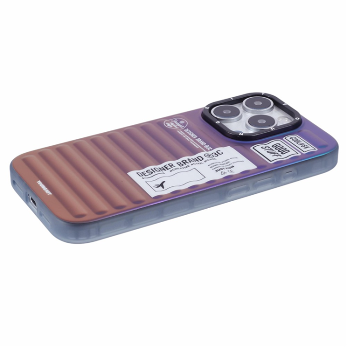 YOUNGKIT - YOUNGKIT iPhone 16 Pro Mobilskal Suitcase Style - Flerfärgad