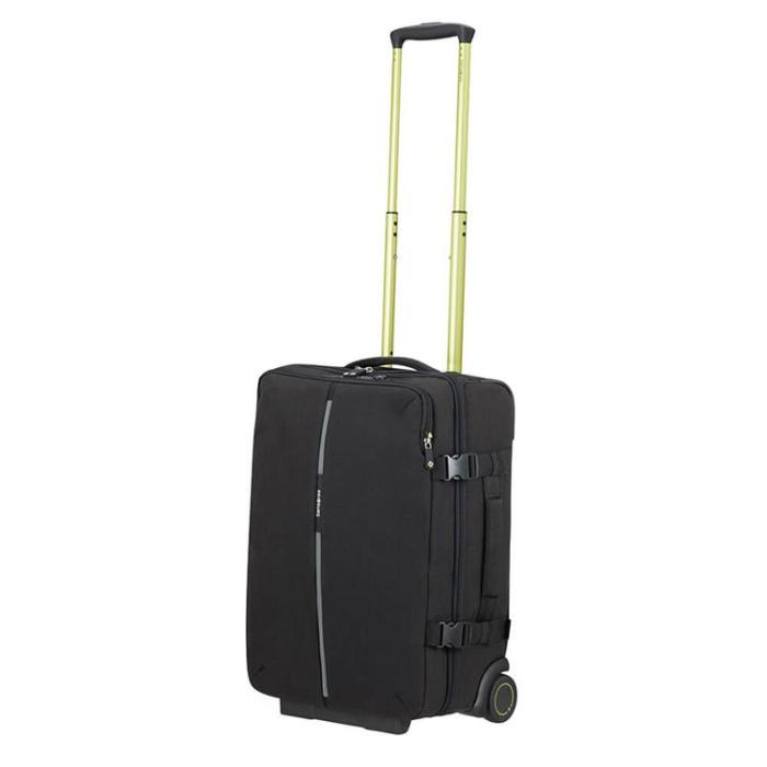 Samsonite - SAMSONITE SECURIPAK Duffelväska med hjul 55cm - Svart