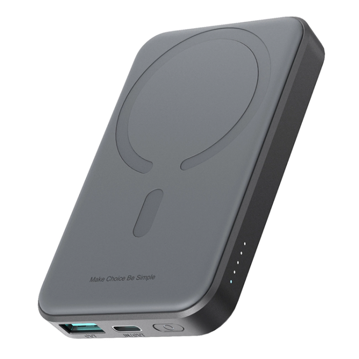 Joyroom - Joyroom Mini Magnetisk Trådlös Powerbank 5000mAh 20W - Svart
