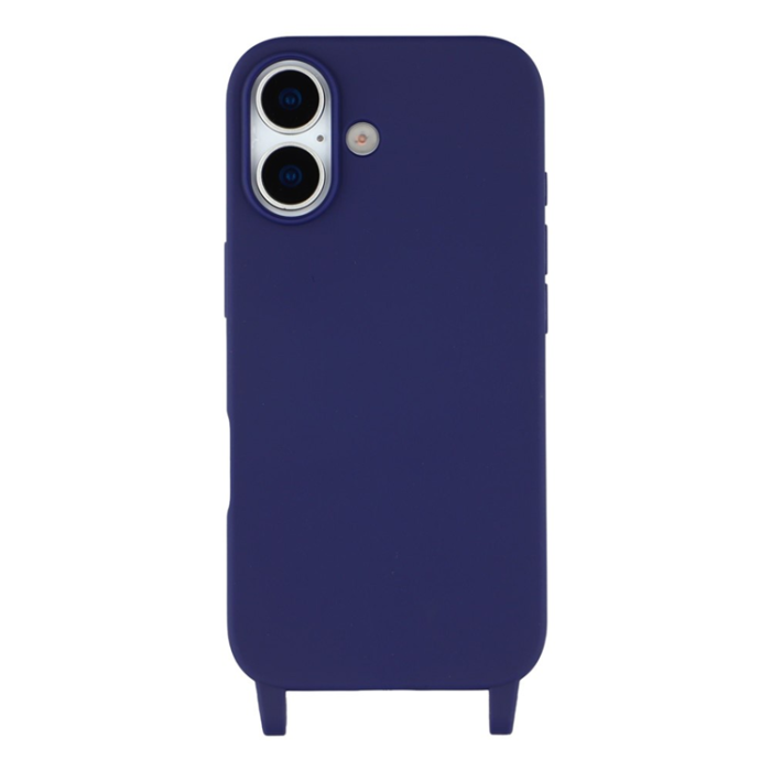 A-One Brand - iPhone 17 Mobilskal TPU med Hål för Rem - Blå